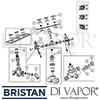 Bristan Moloko Shower Valve Diverter Stopcock Spare Parts